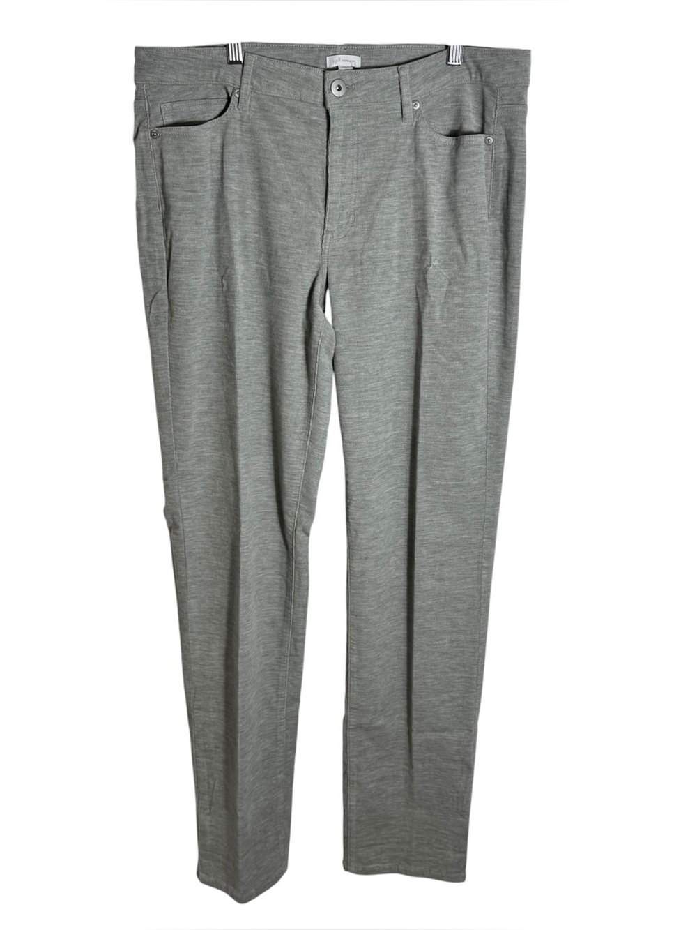 J. Jill Corduroy Straight Leg Pants Size 14 Tall Heather Gray NWT 34" Inseam - Picture 2 of 10